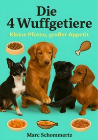 Die 4 Wuffgetiere - Kleine Pfoten, großer Appetit - Marc Schommertz - E-Book