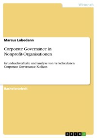 Corporate Governance in Nonprofit-Organisationen - Marcus Lobedann - E-Book