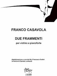 Due Frammenti - Franco Casavola - E-Book