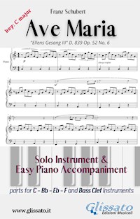 Ave Maria (Schubert) - Solo & Easy Piano (key C) - Franz Schubert - E-Book