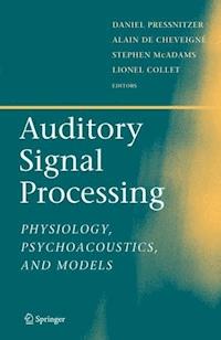 Auditory Signal Processing -  - E-Book