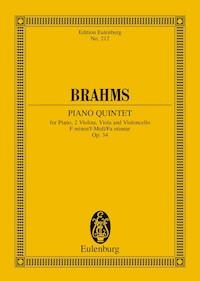 Piano Quintet F minor - Johannes Brahms - E-Book
