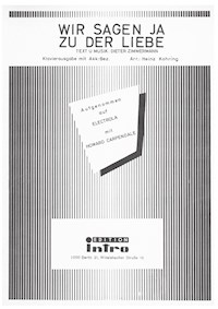 Wir sagen ja zu der Liebe - Dieter Zimmermann - E-Book