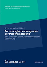 Zur strategischen Integration der Personalabteilung - Anna Katharina Hildisch - E-Book