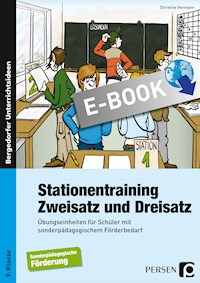 Stationentraining Zweisatz und Dreisatz - Christine Hermann - E-Book