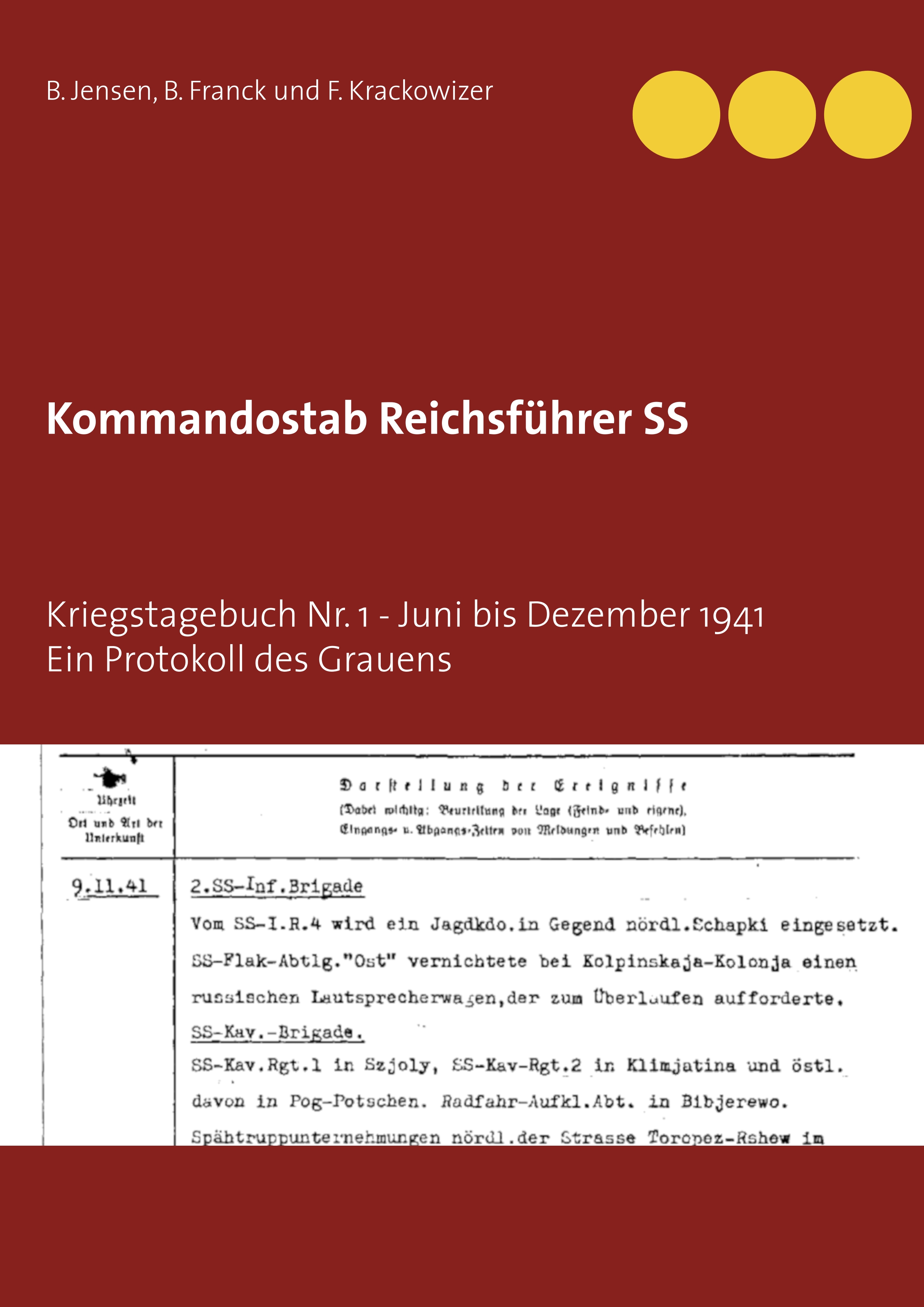 Kommandostab Reichsführer SS - B. Jensen - E-Book