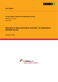 Heuristics in Open Innovation Activities. An Explorative Attitude Survey - Axel Capalbo - E-Book