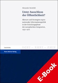 Unter Ausschluss der Öffentlichkeit? - Alexander Reinfeldt - E-Book