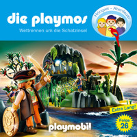 Die Playmos - Das Original Playmobil Hörspiel, Folge 26: Wettrennen um die Schatzinsel - Rudolf K. Wernicke - Hörbuch