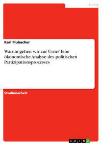 Warum gehen wir zur Urne? Eine ökonomische Analyse des politischen Partizipationsprozesses - Karl Flubacher - E-Book