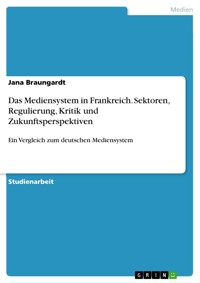 Das Mediensystem in Frankreich. Sektoren, Regulierung, Kritik und Zukunftsperspektiven - Jana Braungardt - E-Book