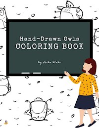 Hand-Drawn Owls Coloring Book for Teens (Printable Version) - Sheba Blake - E-Book