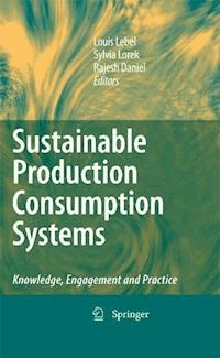 Sustainable Production Consumption Systems -  - E-Book