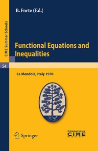 Functional Equations and Inequalities -  - E-Book