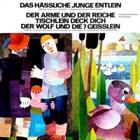 Hans Christian Andersen / Gebrüder Grimm - Das hässliche junge Entlein / Der Arme und der Reiche / Tischlein deck dich / Der Wolf und die 7 Geisslein - Hans Christian Andersen - Hörbuch