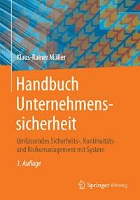 Handbuch Unternehmenssicherheit - Klaus-Rainer Müller - E-Book