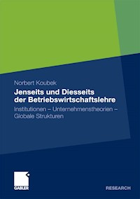 Jenseits und Diesseits der Betriebswirtschaftslehre - Norbert Koubek - E-Book