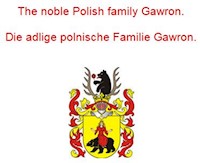 The noble Polish family Gawron. Die adlige polnische Familie Gawron. - Werner Zurek - E-Book