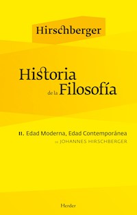 Historia de la filosofía II - Johannes Hirschberger - E-Book