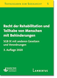 Recht der Rehabilitation und Teilhabe behinderter Menschen -  - E-Book