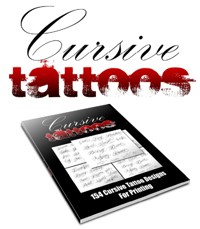 Kursive Schreibschrift Tattoos. - Otmar Trierweiler - E-Book