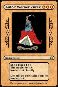The noble Polish Kozietulski family. Die adlige polnische Familie Kozietulski. - Werner Zurek - E-Book