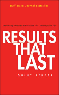 Results That Last - Quint Studer - E-Book