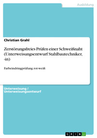 Zerstörungsfreies Prüfen einer Schweißnaht (Unterweisungsentwurf Stahlbautechniker, -in) - Christian Grahl - E-Book