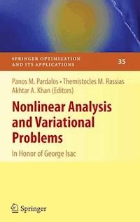 Nonlinear Analysis and Variational Problems -  - E-Book