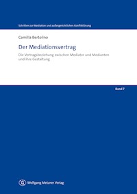 Der Mediationsvertrag - Camilla Bertolino - E-Book