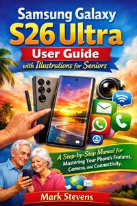 Samsung Galaxy S26 Ultra User Guide with Illustrations for Seniors - Mark Stevens - E-Book