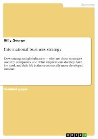 International business strategy - Billy George - E-Book