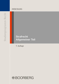 Strafrecht Allgemeiner Teil - Frank Zieschang - E-Book