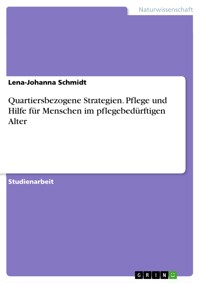 Quartiersbezogene Strategien. Pflege und Hilfe für Menschen im pflegebedürftigen Alter - Lena-Johanna Schmidt - E-Book