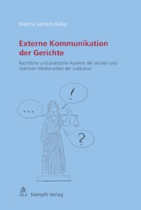 Externe Kommunikation der Gerichte - Mascha Santschi Kallay - E-Book