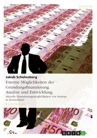 Externe Möglichkeiten der Gründungsfinanzierung. Ansätze und Entwicklung - Jakob Schelenberg - E-Book