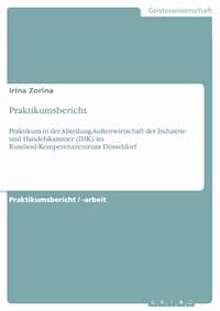 Praktikumsbericht - Irina Zorina - E-Book