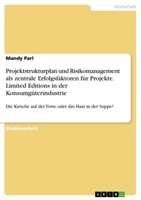 Projektstrukturplan und Risikomanagement als zentrale Erfolgsfaktoren für Projekte. Limited Editions in der Konsumgüterindustrie - Mandy Parl - E-Book