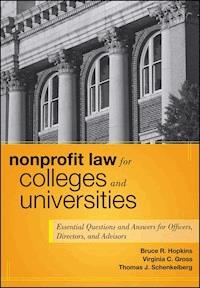 Nonprofit Law for Colleges and Universities - Bruce R. Hopkins - E-Book