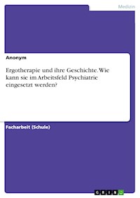 Ergotherapie und ihre Geschichte. Wie kann sie im Arbeitsfeld Psychiatrie eingesetzt werden? - Meike Dunschen - E-Book
