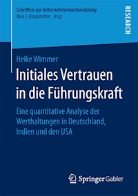 Initiales Vertrauen in die Führungskraft - Heike Wimmer - E-Book