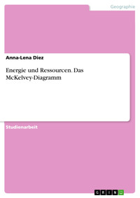 Energie und Ressourcen. Das McKelvey-Diagramm - Anna-Lena Diez - E-Book