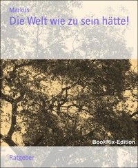 Die Welt wie zu sein hätte! - Markus - E-Book