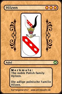 The noble Polish family Hylzen. Die adlige polnische Familie Hilzen. - Werner Zurek - E-Book