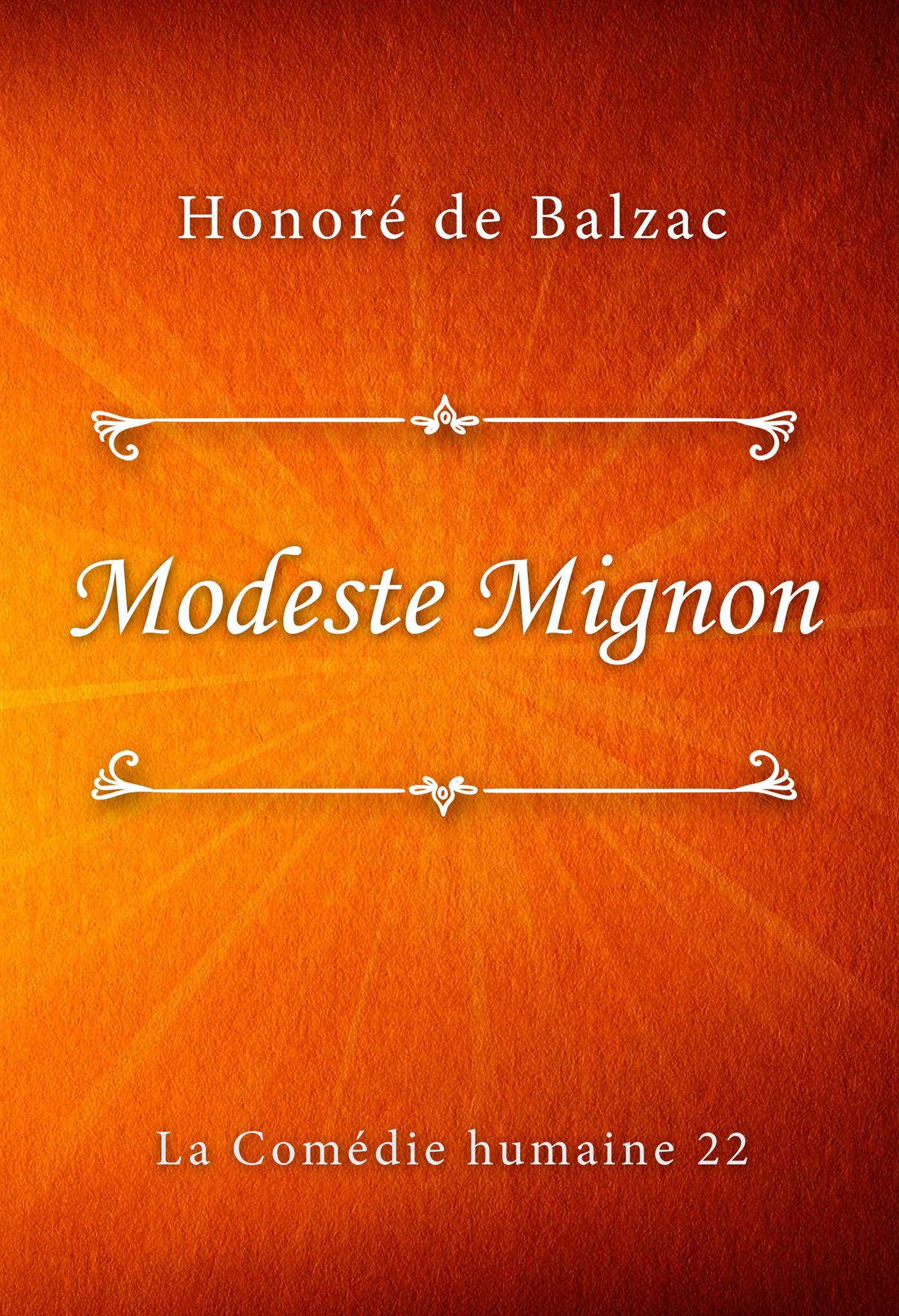 Modeste Mignon - Honoré de Balzac - E-Book
