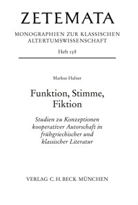 Funktion, Stimme, Fiktion - Markus Hafner - E-Book