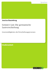 Grimm's Law. Die germanische Lautverschiebung - Jessica Baumtrog - E-Book