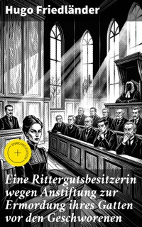 Eine Rittergutsbesitzerin wegen Anstiftung zur Ermordung ihres Gatten vor den Geschworenen - Hugo Friedländer - E-Book