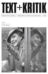 TEXT + KRITIK 235 - Vicki Baum -  - E-Book