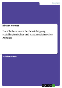 Die Cholera unter Berücksichtigung sozialhygienischer und sozialmedizinischer Aspekte - Kirsten Hermes - E-Book